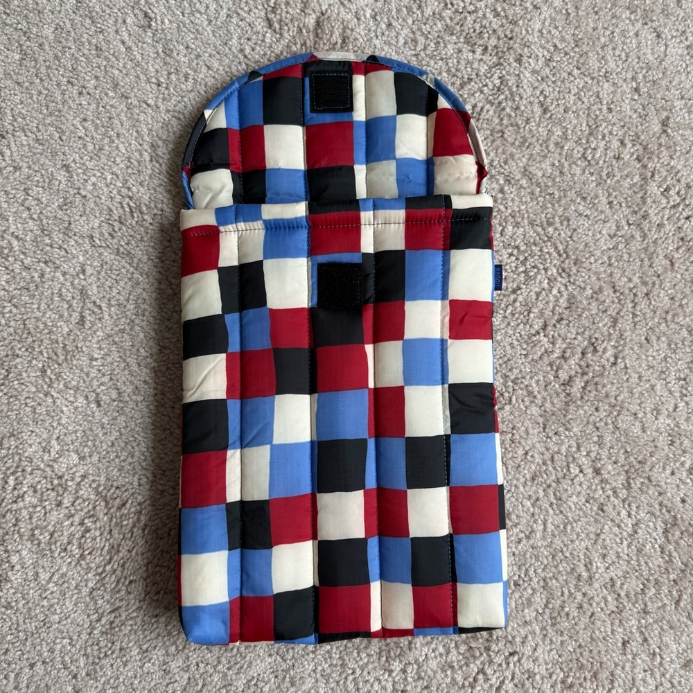 Baggu Painted Check 13/14" Puffy Laptop Sleeve